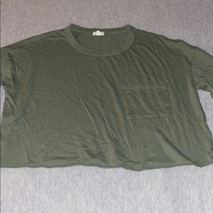 Long sleeve cropped top